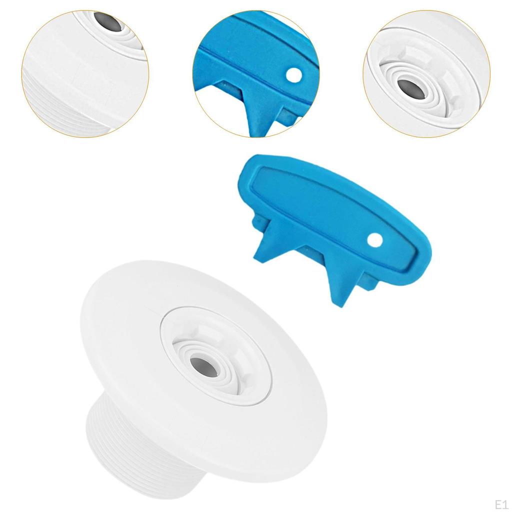 2in Swimming Pool Nozzle Degree Rotatable Replacement Wall Return Fitting Portable Jet Massage