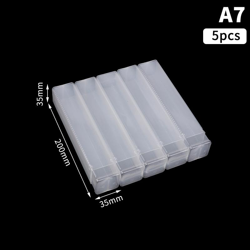 5Pcs Drill Bit Packaging Box Milling Cutter Box Square Packaging Box Storage Boxes Telescopic Box For Milling Cutters