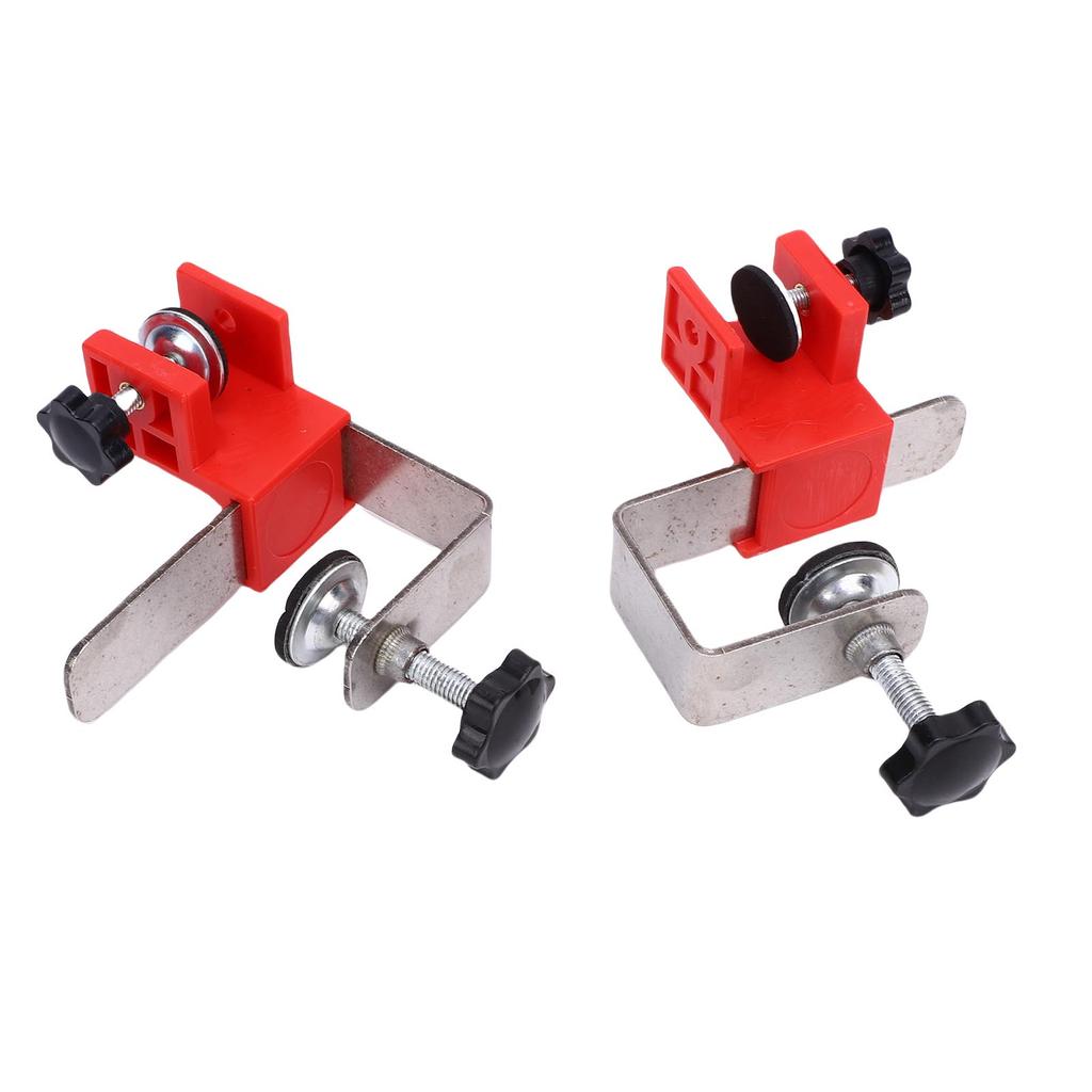 1 Pair Drawer Installation Fixing Clamp Stainless Steel Adjustable Drawer Panel Clip for Furniture Assembly