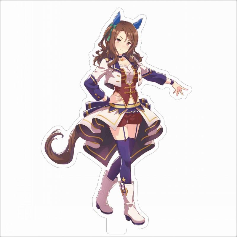 Japan Beautiful Derbil 15 Cm Cartoon Characters Acrylic Double-sided Stand Model Kawaii Cute Office Decoration Panel Permanent Recording Fans