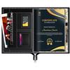 FEDUS Multipurpose Leatherette Professional File Folders for Certificates,Documents Holder,Document Bag, Portfolio, Exec