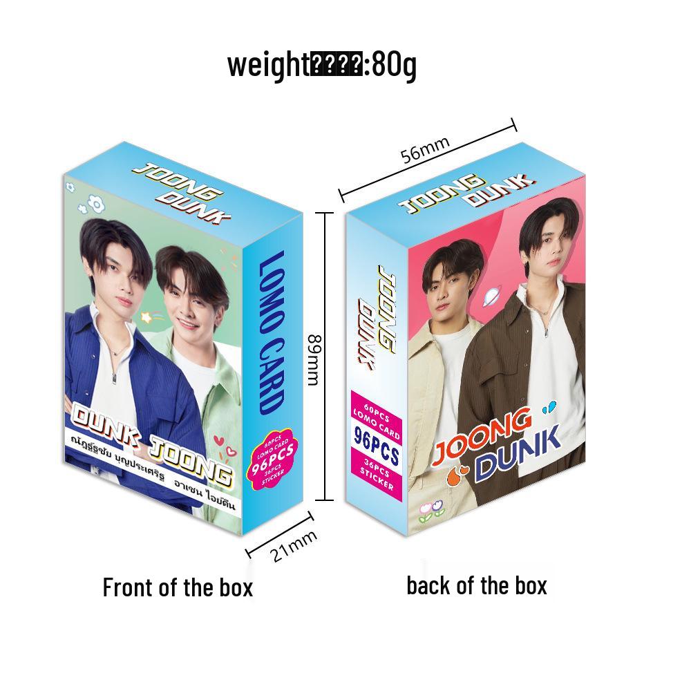 96-Piece Thai Star Joongdunk Photocards & LOMO Stickers Set
