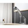 Bathroom sink mixer shower deck mounted single stream and shower mounting hole diameter KFPOY004 faucet, tap, faucet, (2 holes), lever, pull-out hose,