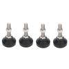 4PCS Furniture Leveling Mounts M12 Thread Table Chair Workbench Leveler Nylon Support Feet 50mm