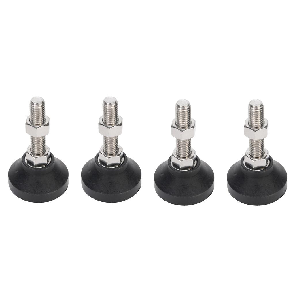4PCS Furniture Leveling Mounts M12 Thread Table Chair Workbench Leveler Nylon Support Feet 50mm