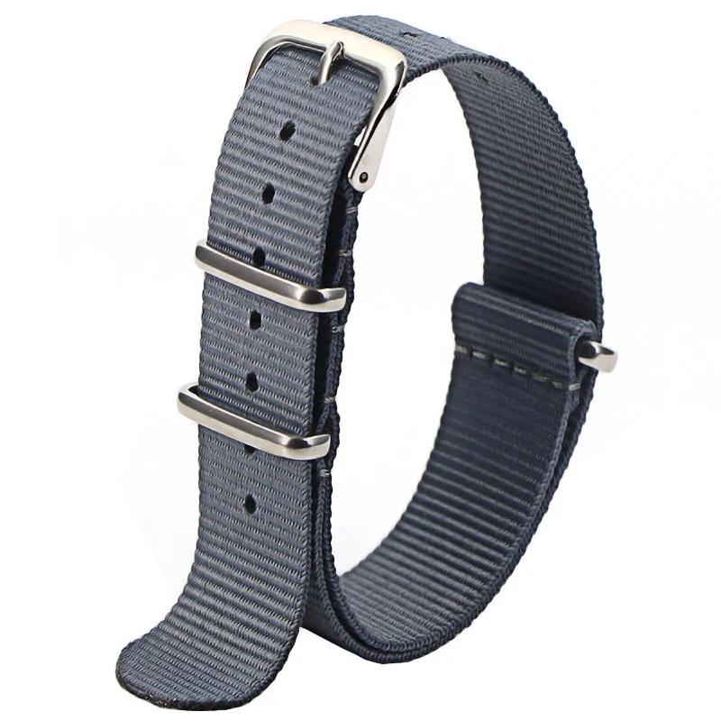 Sport Nylon Watch Band for Women&Men Watch Strap 18mm 20mm 22mm Army Sport Strap Fabric Nylon Watchband Buckle Belt