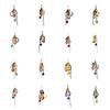 Backpack Decor English Letter PU Keychain Uppercase Letter DIY Keyring  Men/Women