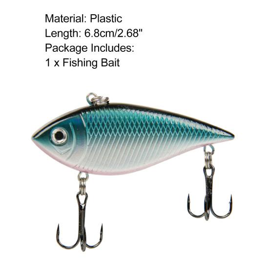 MUQZI Sports Accessory LHB048 68mm 13.5g Practical Fake Bait Excellent Lure Effect Natural Not Easy To Break