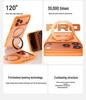 Compatible iPhone 17 Pro Skin-Feel Case with Magnetic Rotating Stand & Button Protection for Apple 16 Pro Max