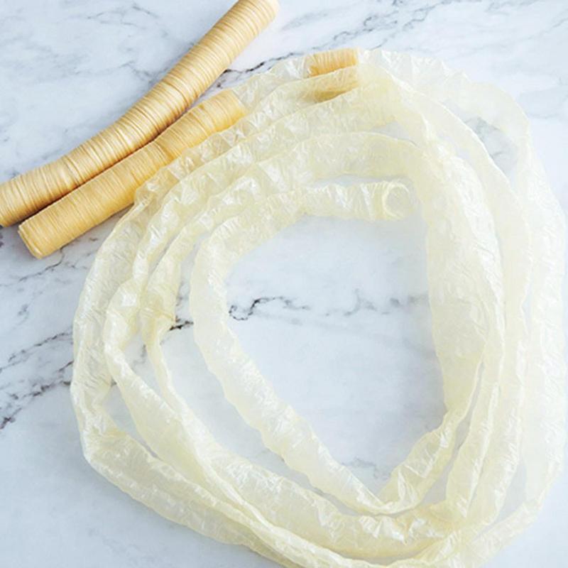 Tripa de Salsicha DIY 14mX26mm Assado Fácil de Descascar Tripa para Embalagem de Salsicha Seca Tripa de Colágeno para Salsicha Ferramentas de Cozinha