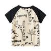 Children's Clothing Boys Short Sleeves Summer New Cartoon Horror T-shirt Children's Shoulder Top