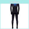 Costume Cosplay di Nightwing dei Titani in Tessuto Misto Cotone per Role Play Anime