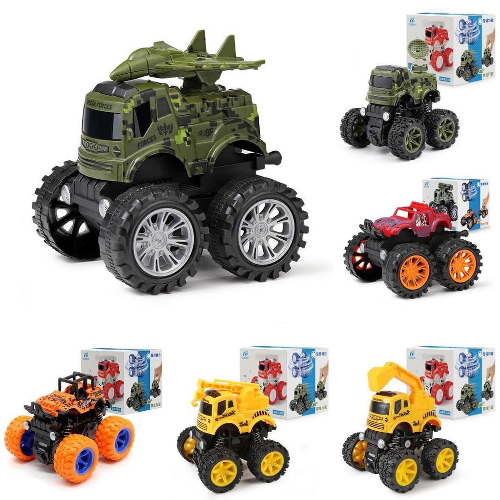 Inertia Toy Offroad Car Engineering Vehicle With Rotating Function For Play Kids