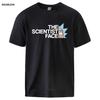 Fashion Summer Cotton Tshirts The Science Face Men Short Sleeve Top Tee New Arrial Japan Anime Cartoon Print T Shirt