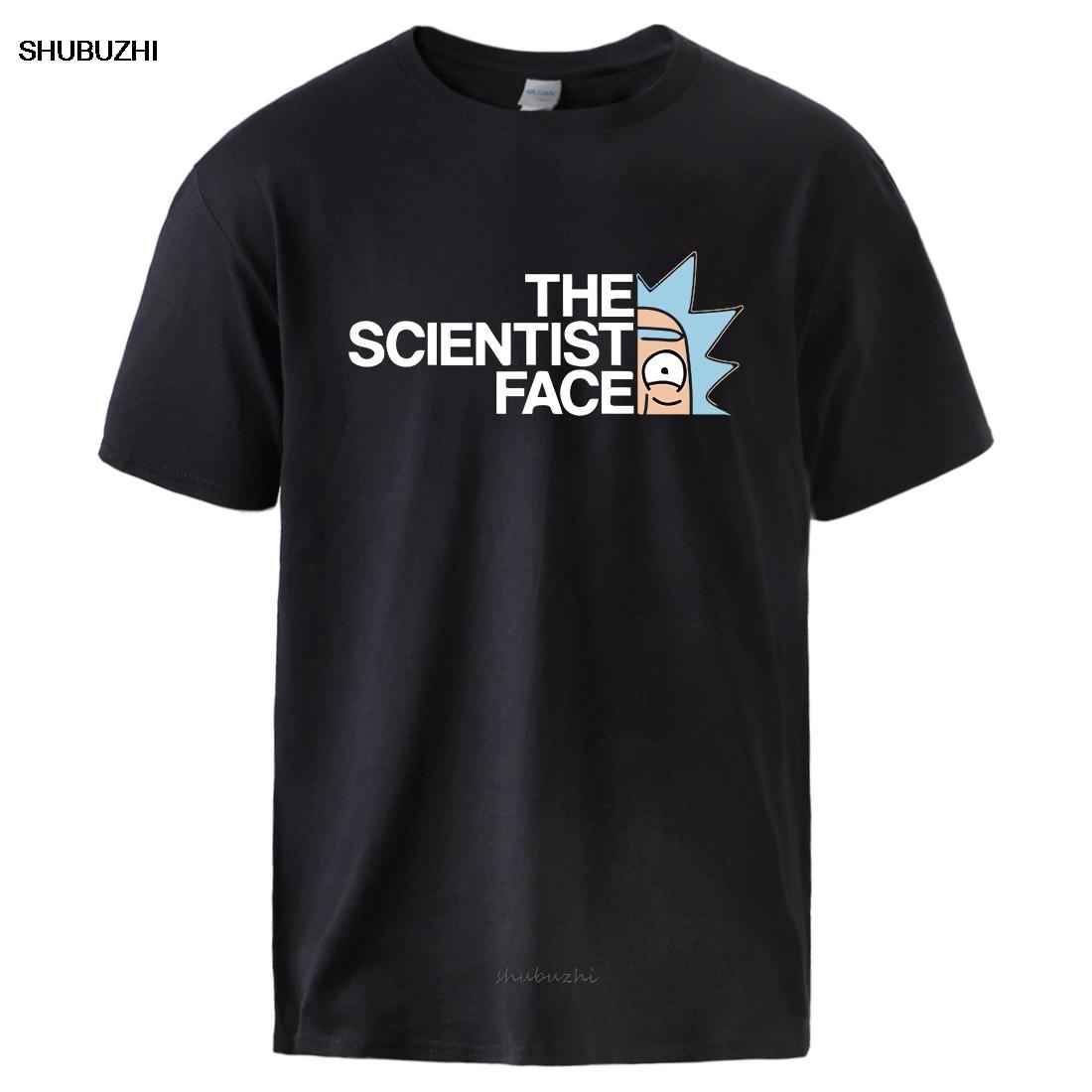 

модные летние хлопковые футболки Наука Лицо Мужская футболка с коротким рукавом Новое поступление Япония Аниме Мультяшный принт футболка 4XL