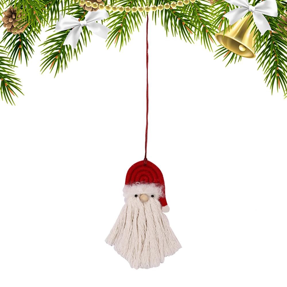 

Boho Rainbow Car Charm Retro Christmas Car Charm Colorful Festive Decor Soft Car Ornament For Backpack Christmas Tree Schoolbag