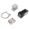 4 SZT. Cyfrowy termostat PID Regulator temperatury z szybką reakcją z termoparą Zestaw przekaźnikowy radiatora AC100V‑240V 40A