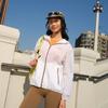 Li Ning Comprehensive Training Series Ice Silk Cool Comfort Sportlicher Windbreaker Damen Oberbekleidung Off-White AFDV428-6