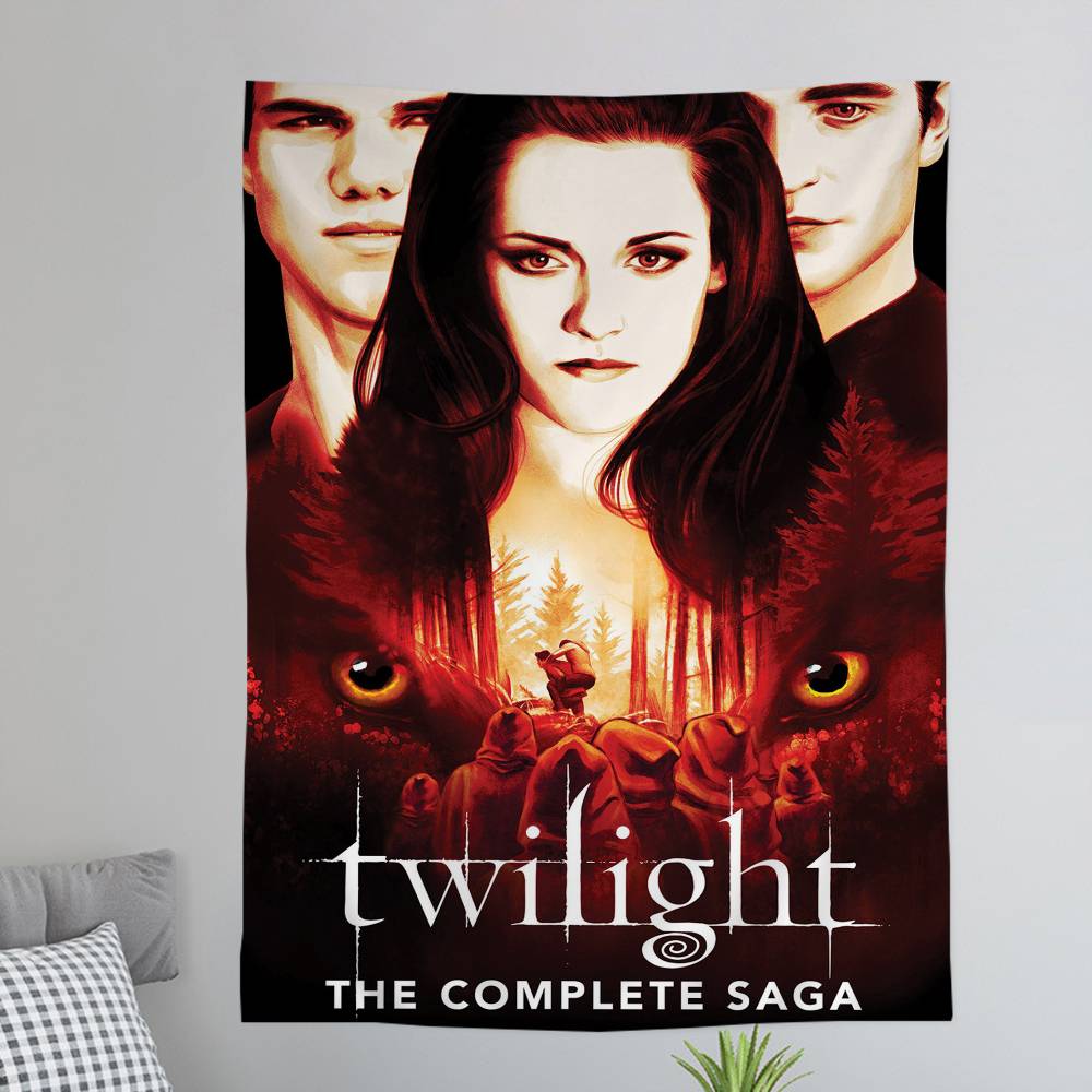 Movie Twilight Tapestry Art Printing Japanese Wall Tapestry Anime Wall Hanging Home Decor