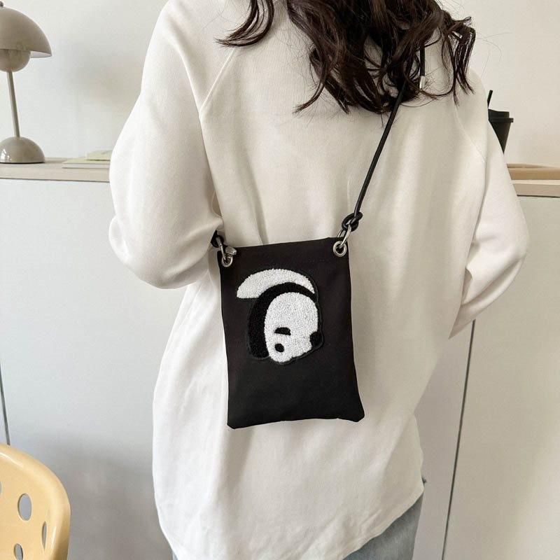 Adorable Panda Mini Crossbody Bag Cute Stylish Shoulder Bag For Students In Various Colors