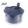 Manual Vegetable Prep Tool Dehydrator, Hand Crank Plastic Salad Spinner, Double-layer Portable Spinner for Restaurants Separable Food Dryer