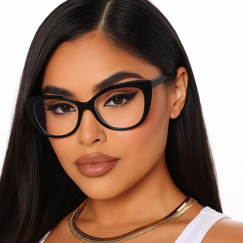 Butterfly Shape Glasses Women Fashion Stylish Blue Light Blocking Men's Glasses European American Decorative Glass