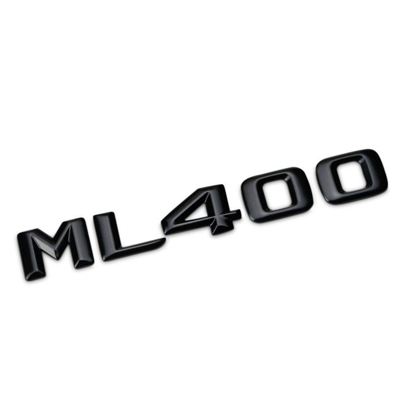 3D ABS Auto Heckklappe Badge Aufkleber Emblem ML 300 320 350 400 500 Logo Für ML300 ML350 W166 W163 W164 Zubehör