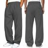 Herren Freizeithose Farbe Jogginghose Gerades Bein mit Elastischem Bund