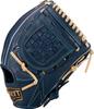ZETT Youth Baseball Softball Zero One for Pitchers and Size Navy X Pastel Brown BJGB71530F Glove, Stage, Infielders, Left-Handed Throwers, L, (2932),