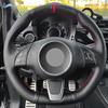 Car Accessories Steering Wheel Cover Leather Trim For Fiat 500 500C (GQ/S) 2013 2014 2015 For Abarth 500 500C 595 595C 2009-2016