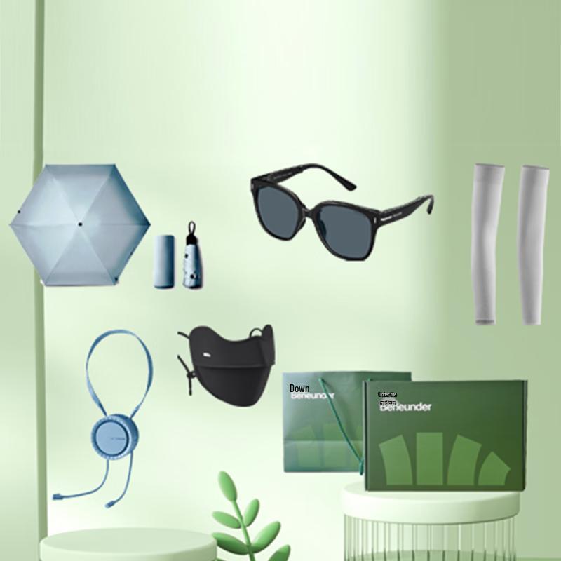 Beneunder Пятипредметный набор для защиты от солнца и охлаждения