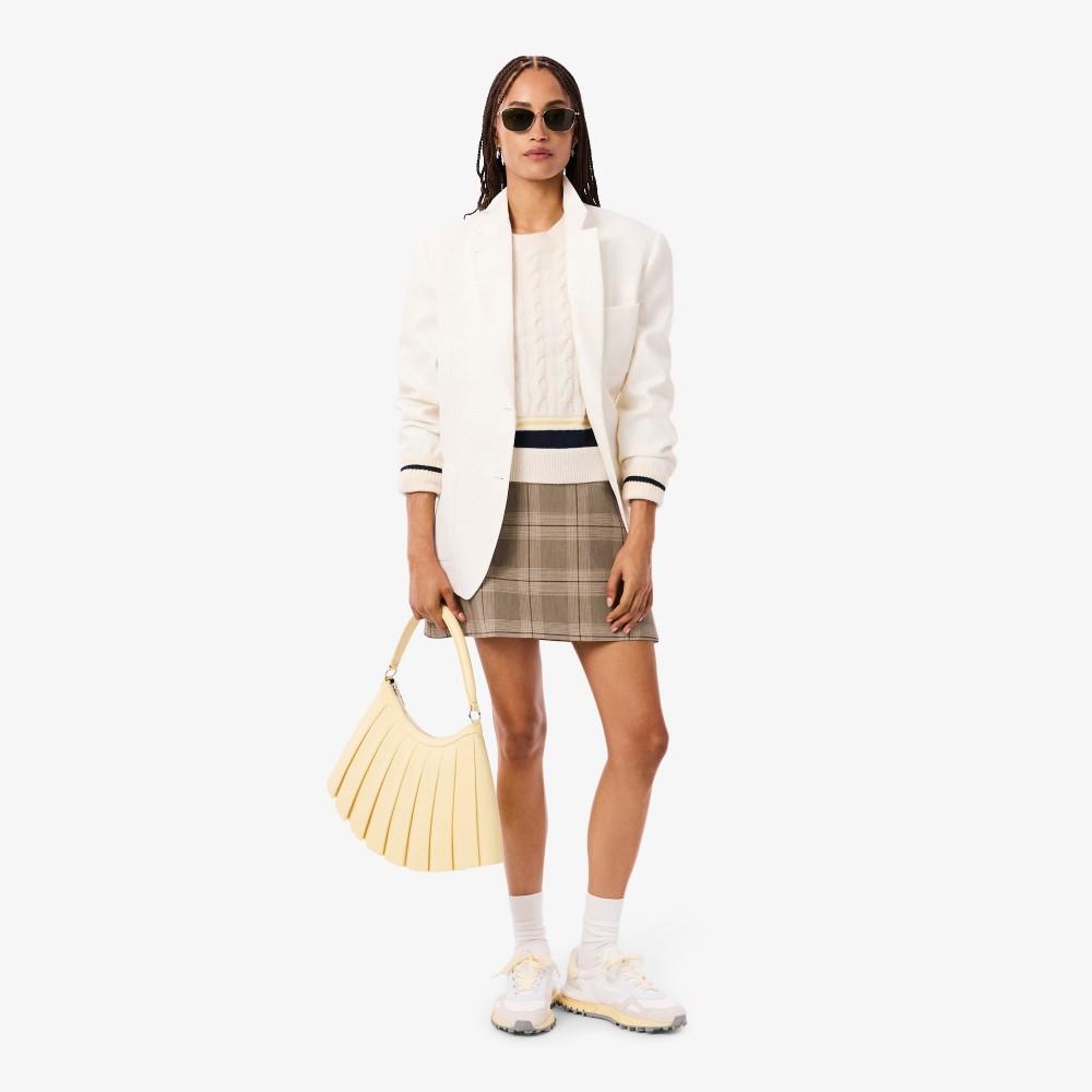 Lacoste Women's Check Mini Skirt JF5607-55NAIM