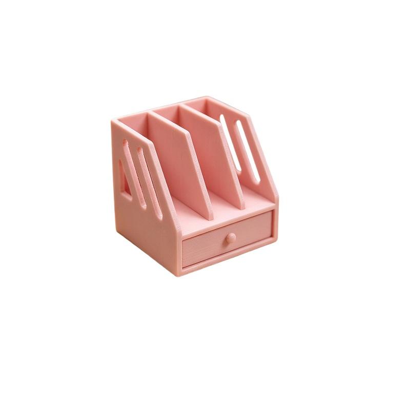 [J] 1Pcs Miniature Desktop Storage File Basket For 1/12 Dollhouse Mini File Cabinet Scene Playhouse Toy Ornament