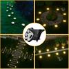 Outdoor LED Solar Light Waterproof Dog Cat Animal Paw Print Light Path Lawn Lamp for Garden Patio Lawn Summer Camping Home Decor