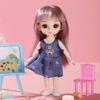 Cute Sweet Face BJD Doll 13 Joints Movable Doll Cute 1/12 Princess Doll  Girl Gift