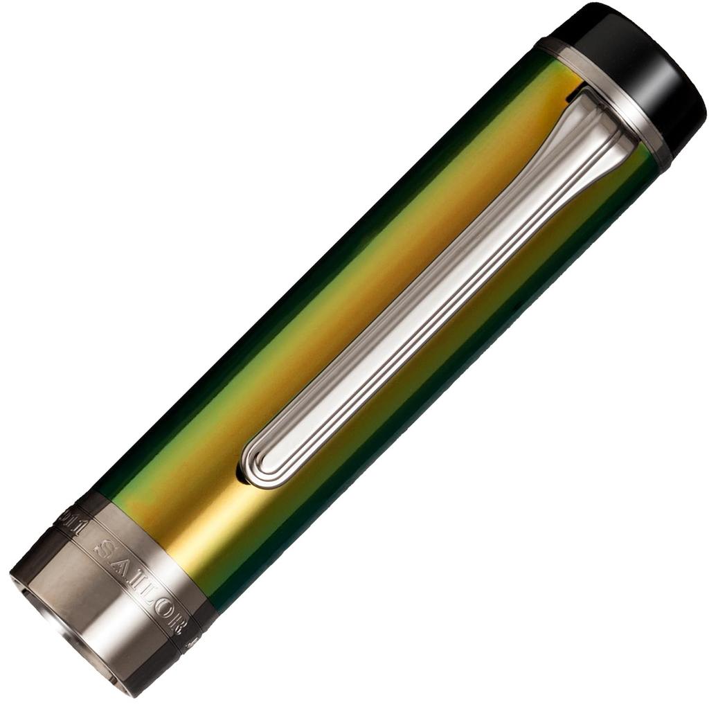 Sailor CYLINT Fountain Pen Colored Stainless SCARAB Medium Nib 10-6006-460