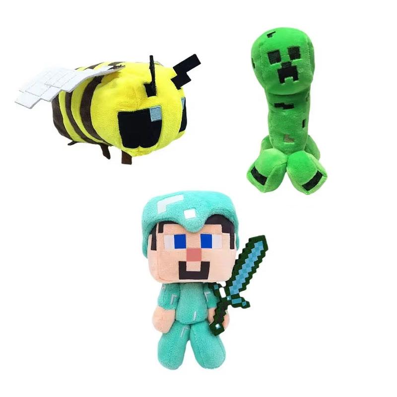 Minecrafts New Popular Game Toy Plush Stuffed Creeper Anime Figure Plush Toy Bolster Christmas or Holiday Gifts