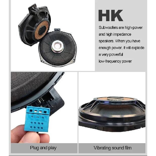 Auto-Audiosystem Für BMW E60 E70 E83 E90 E92 F10 F20 F30 F32 F34 G20 G30 Hochtöner Mitteltöner Subwoofer Lautsprecherhorn Musik modifizieren