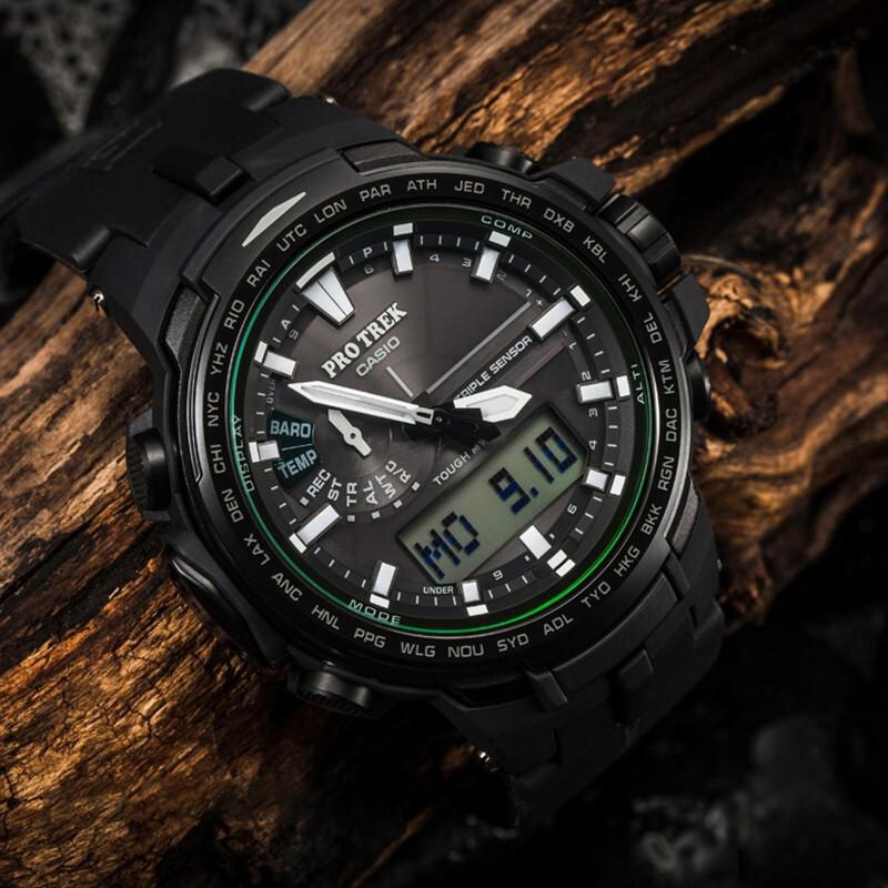 CASIO Men PRO TREK Black Watch PRW-6100FC-1PR PRW-6100FC-1PR