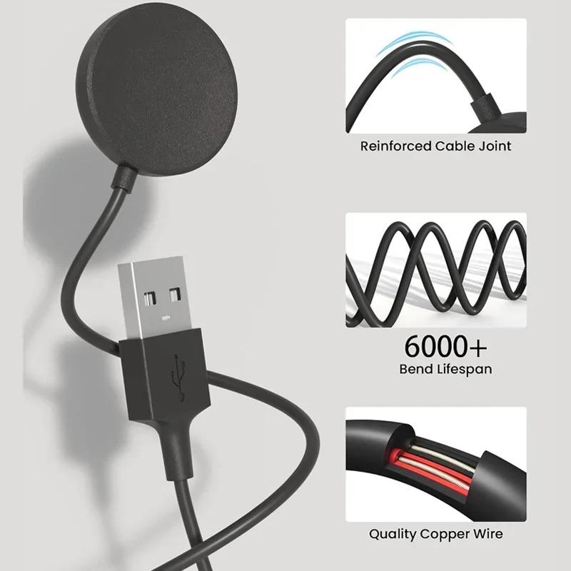 Zegarek magnetyczny Bezprzewodowa ładowarka Przenośny kabel USB Stacja dokująca do szybkiego ładowania