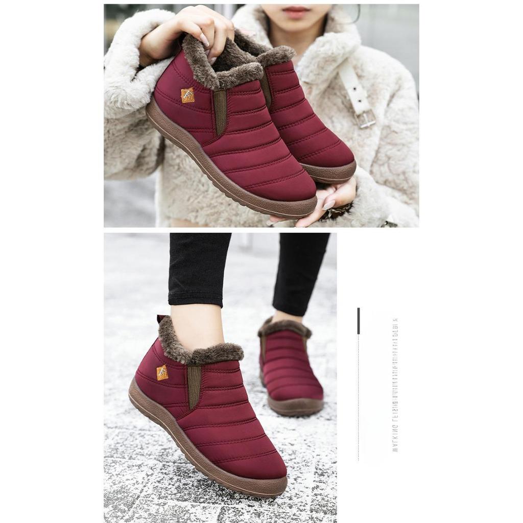 Cotton Boots, Snow Boots, Oversized Warm Boots with Thick Fleece Cotton Boots, High Top Cold Resistant Boots