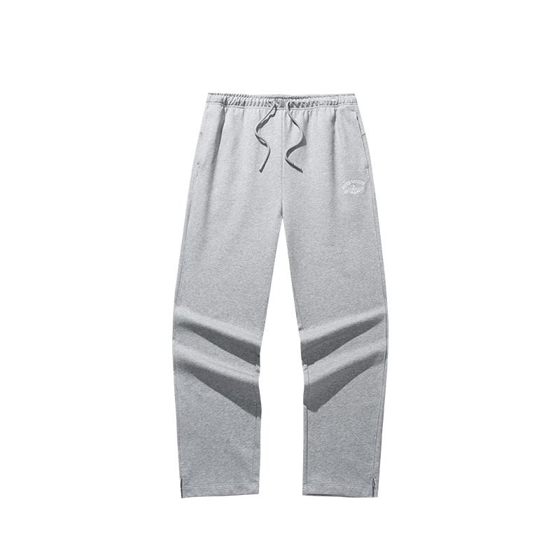 

Anta Comfortable Breathable Straight Leg Sports Pants Men bottoms Gray Gray-Pattern 152518304-1 L