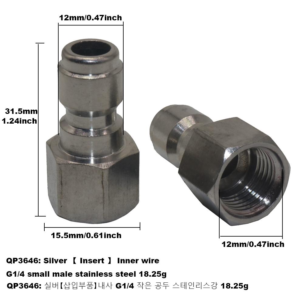 Fan Nozzle For High Pressure Washer Water Gun Splash Angle 65 40 25 15 0 Degree Five Models Mixed Pack Car Wash Gun Accessories