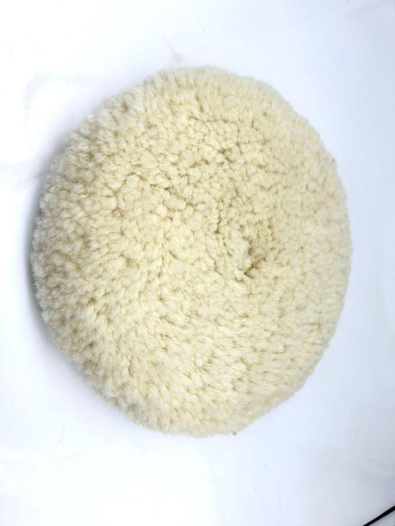 Double-Sided Wool Polishing Pad 05701 - 5/8" Thread Car Detailing Pad