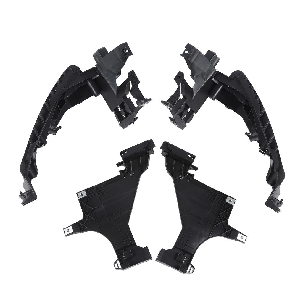 4 Pcs Front Headlight Mount 8T0941453B Strong Toughness Vibration Resistant Left Right Headlight Support Bracket for A4