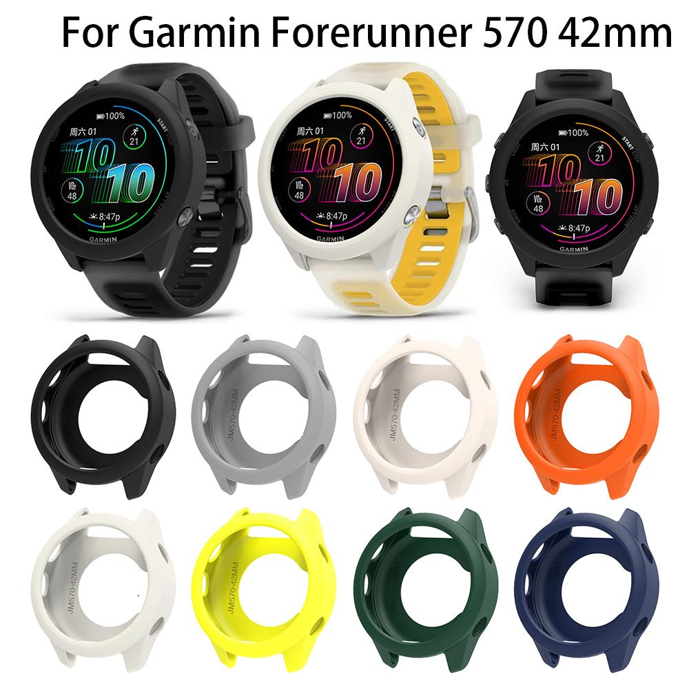 Silicone Protective Case Cover Shell For Garmin Forerunner 570 47mm 42mm Forerunner 970 Case Screen Protective Sport Accessories