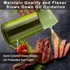 Olive Oil Dispenser,Sprayer for Cooking 2 in 1- Spray and Pour,Dark Green Glass Oil Bottlewith Stickers,16oz/470ml Oil Sprayer 6