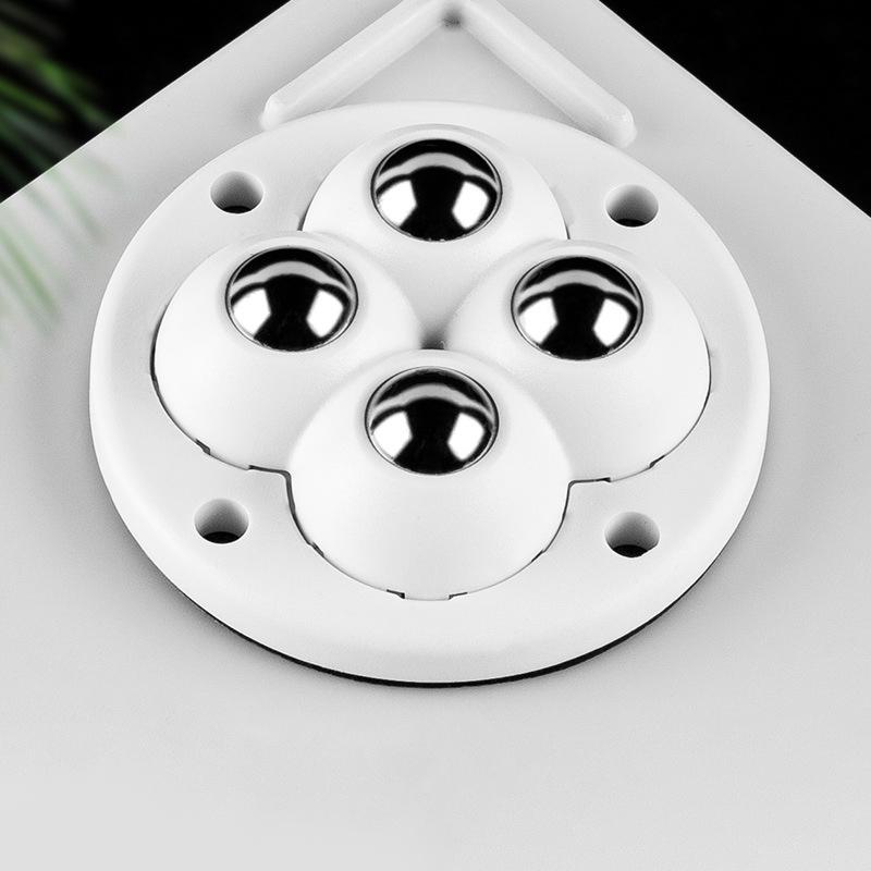 

4шт самоклеящийся шарик универсальное колесо 4 бусины из нержавеющей стали шкив подшипник