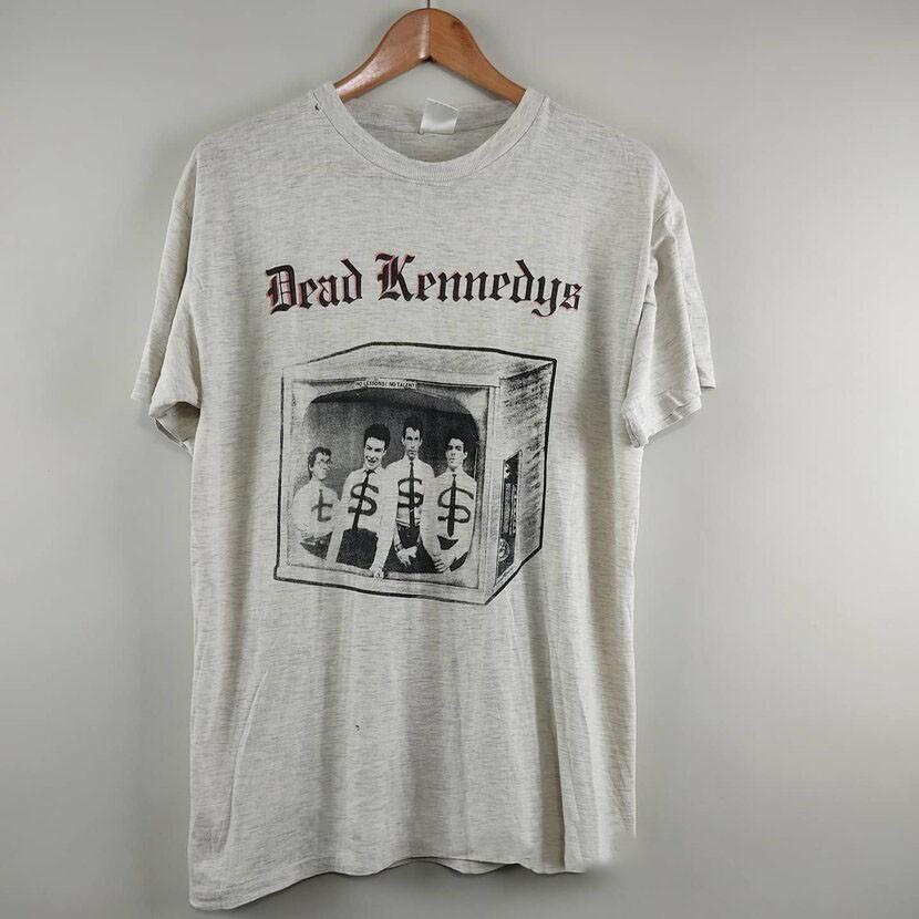 

1980 Dead Kennedys Ash Gray Color Shirt All Size Unisex R236 Unisex T-Shirt XXL