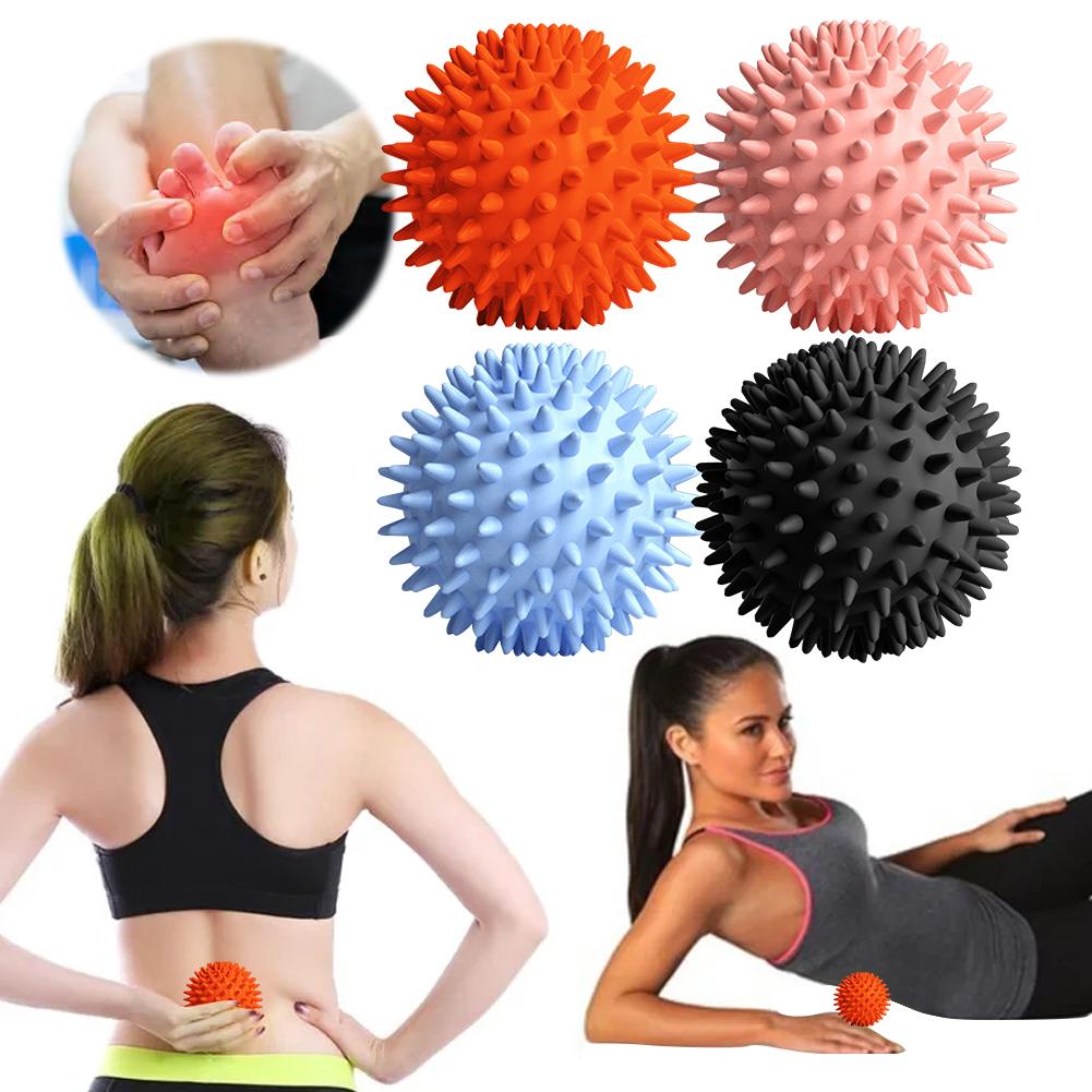 Stacheliger Massageball Kompakter Muskelroller Hohe Dichte Triggerpunkt-Massageball 6 cm Tiefengewebsroller für Plantarfasziitis